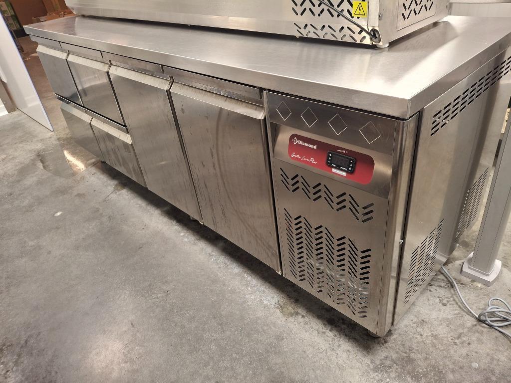 table frigorifique, Maison & Meubles, Enlèvement, Comme neuf, Gris, 100 à 150 cm