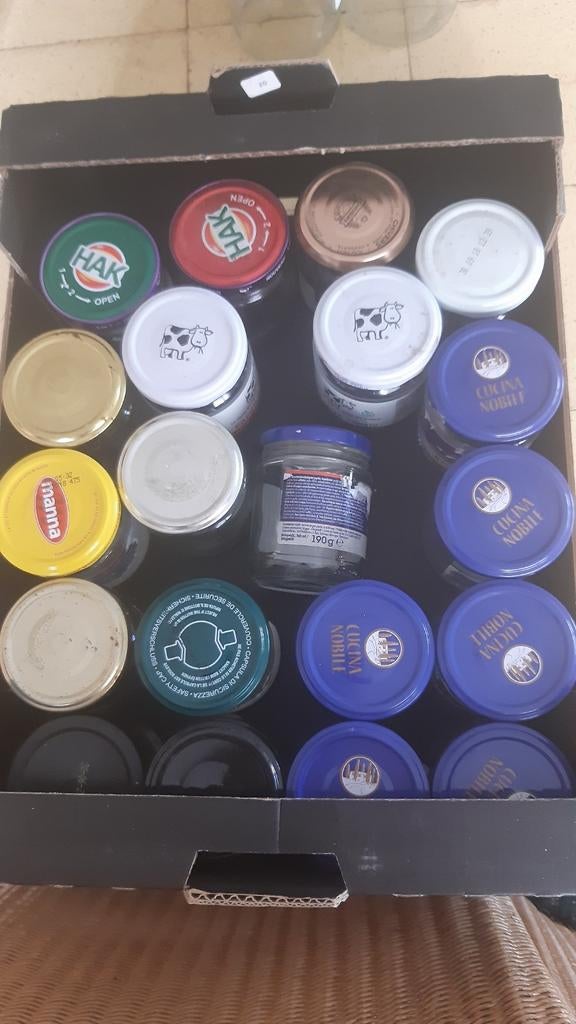 Kleine confituur potten, Ophalen of Verzenden, Zo goed als nieuw