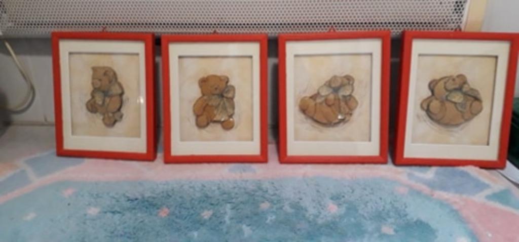 decoratie schilderijtjes kinderkamer, Ophalen, Gebruikt, Wanddecoratie