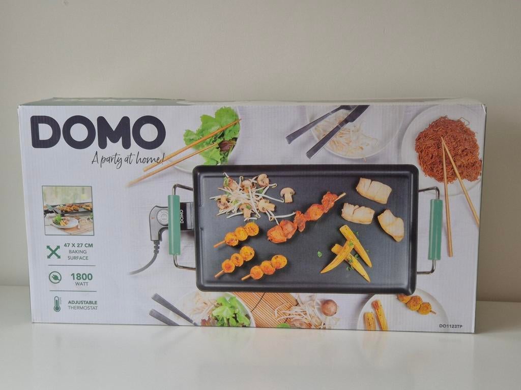 Domo teppanyaki-plaat NIEUW, Ophalen of Verzenden, Nieuw, Tafelgrill