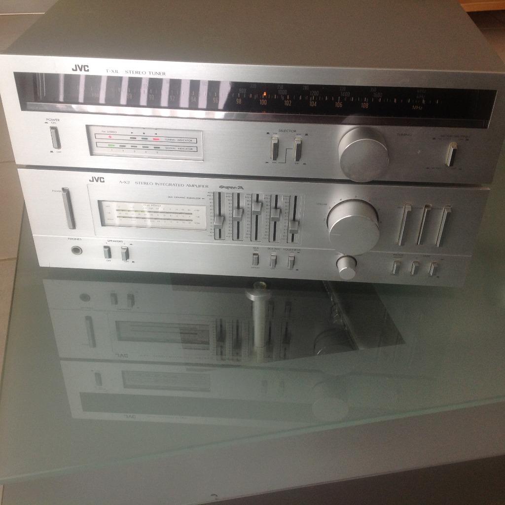 Tuner JVC à chaîne stéréo T-X1L et amplificateur A-X2, TV, Hi-fi & Vidéo, Enlèvement ou Envoi, JVC, Composants en vrac