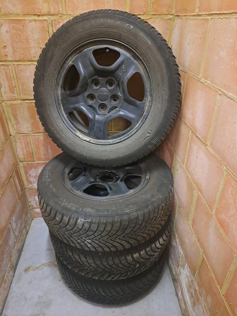 pneus hiver+ jantes jeep renegade, 16 pouces, Véhicule de tourisme, Pneu(s), Enlèvement