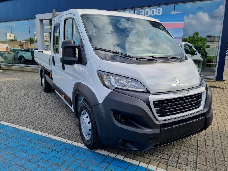 Peugeot Boxer 2cab laadbak L4 0KM  3jrwaarborg, Auto's, 122 kW, 4 deurs, https://public.car-pass.be/vhr/1cbda11c-57f2-4538-bc15-4db6ab6881c4