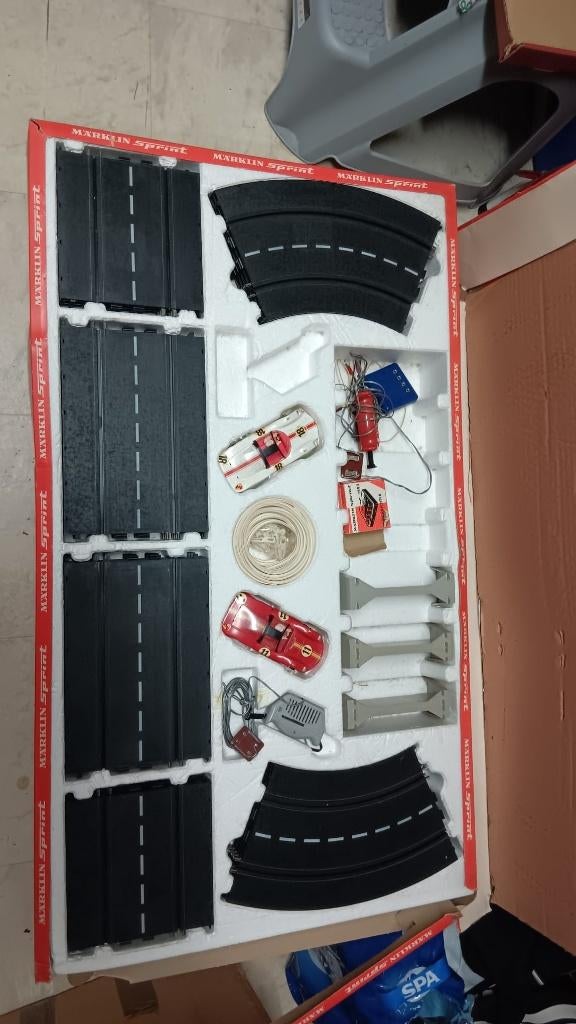 vintage  marklin racebaan van de jaren '60., Kinderen en Baby's, Speelgoed | Racebanen, Overige merken, Ophalen of Verzenden, Elektrisch