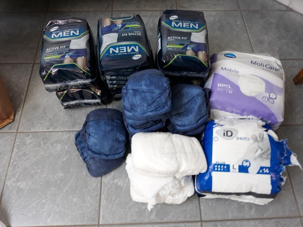 tena men actieve fit incontinentiemateriaal pamper, Diversen, Ophalen of Verzenden