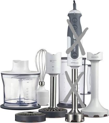 Accessoires pour mixer triblade Kenwood HDP30 ou HDP40, Enlèvement ou Envoi, Utilisé