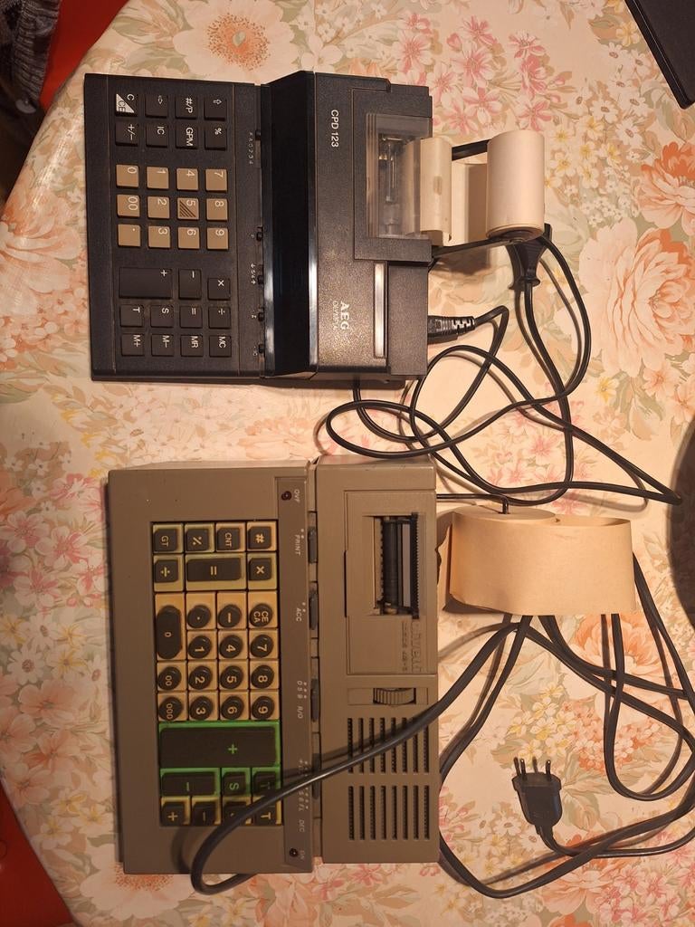 Oude rekenmachines, Ophalen