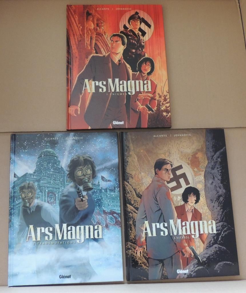 Ars Magna Série complète EO 3 tomes, Livres, BD, Enlèvement ou Envoi, Série complète ou Série, Comme neuf, Jovanovic; Alcante