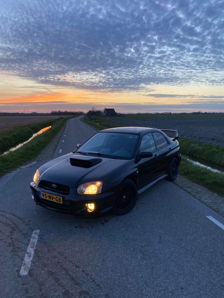 Subaru impreza wrx (sti)2004 java black, Auto's, Particulier, Impreza, Apple Carplay, Te koop
