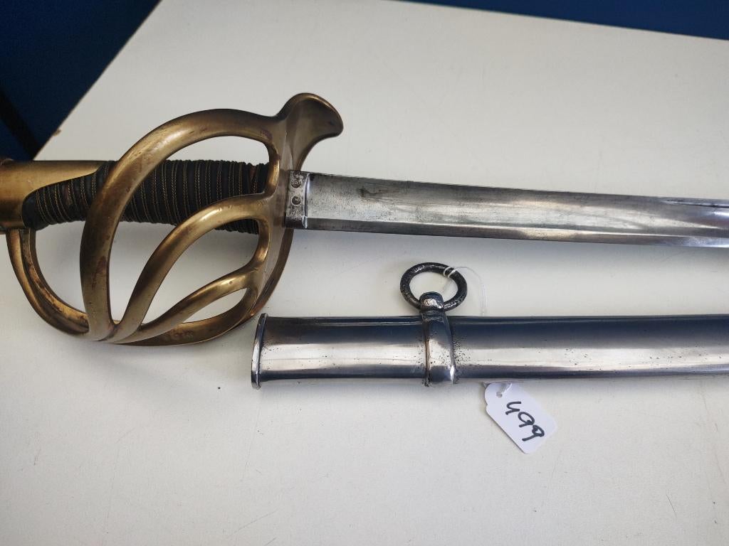 Sabel # 499 Sabel cavalerie de ligne Mod 1822/1824, Collections, Objets militaires | Général, Envoi
