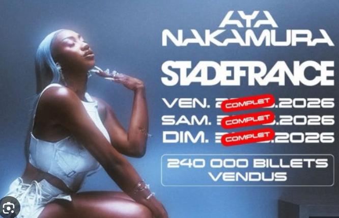 Plaats concert Aya Nakamura SDF zaterdag 30 mei categorie 1, Tickets en Kaartjes, Eén persoon, Mei