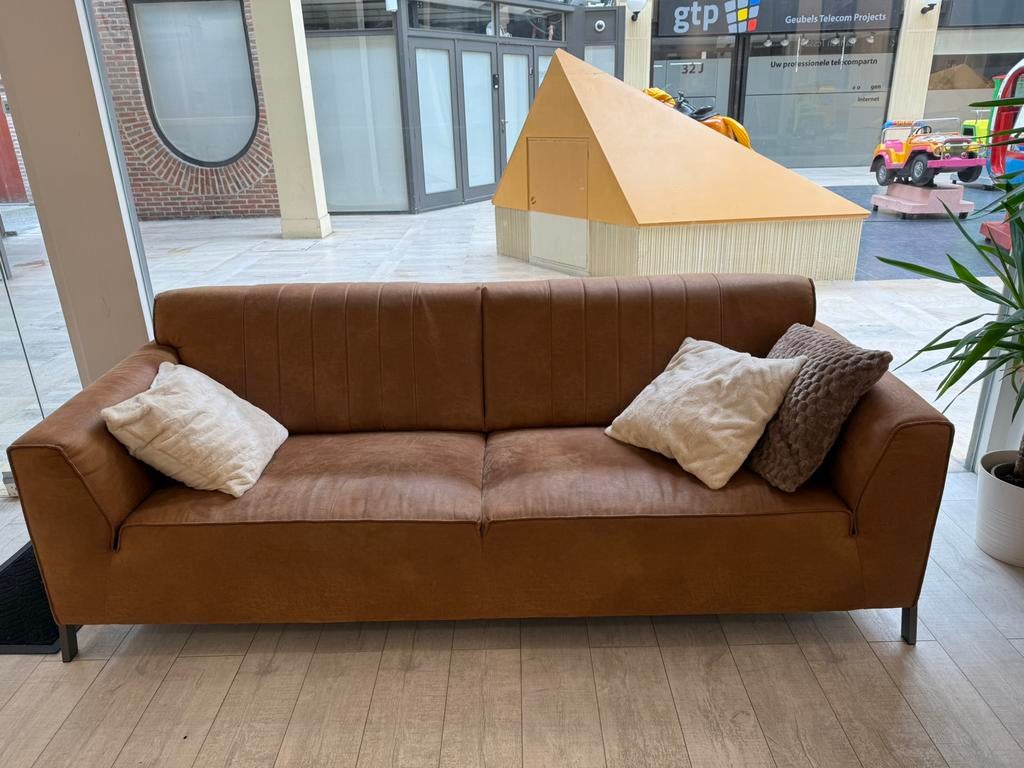 Zetel in kleur cognac, Enlèvement, Comme neuf