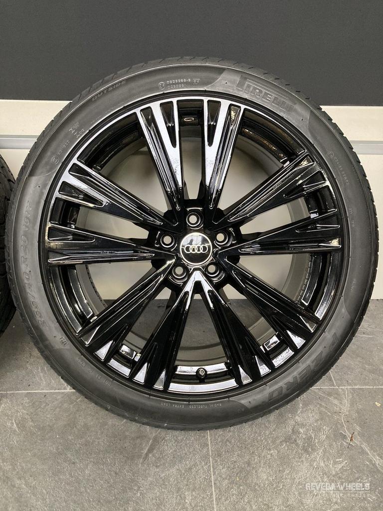 20” originele Audi A6 S6 C8 velgen + banden 5x112 255/40/20, Gebruikt, 255 mm, -, -