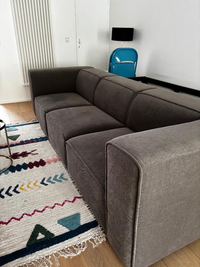 Canapé Boconcept Carmo 3 places vert foncé, Maison & Meubles, Canapés | Salons, Comme neuf, Banc droit, Trois personnes, 250 à 300 cm