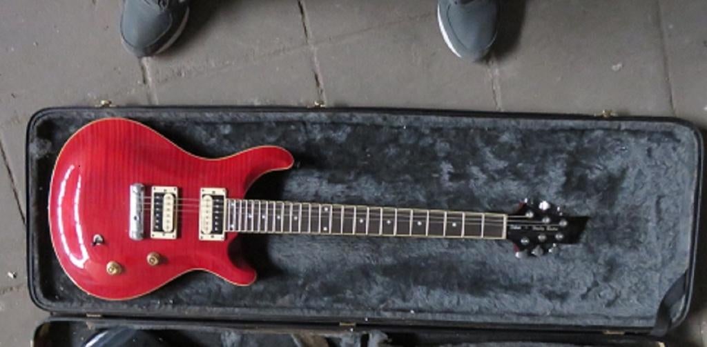 Harley Benton Type PRS rood, Muziek en Instrumenten, Ophalen, Gebruikt, Solid body, Overige merken