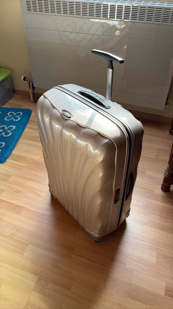 Nieuwe reiskoffer sansonaite, 45 tot 55 cm, Nieuw, Zacht kunststof, Wieltjes