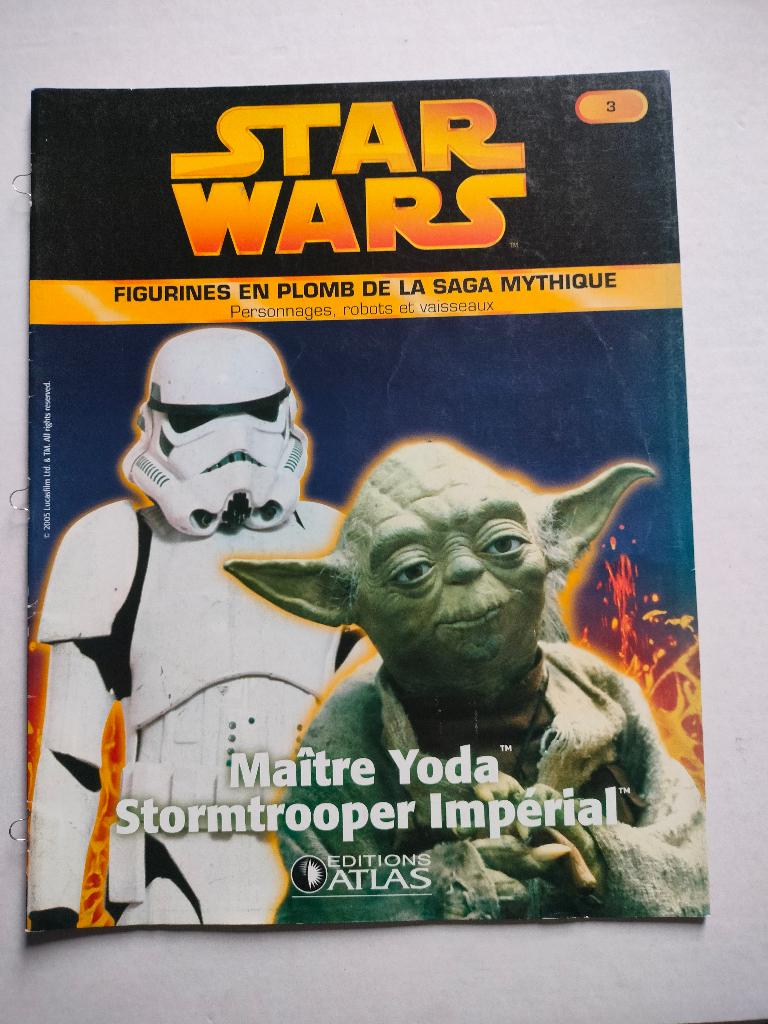 2) Star Wars Le magazine d'instructions figurines Atlas 2005, Collections, Star Wars, Utilisé, Livre, Poster ou Affiche, Enlèvement ou Envoi