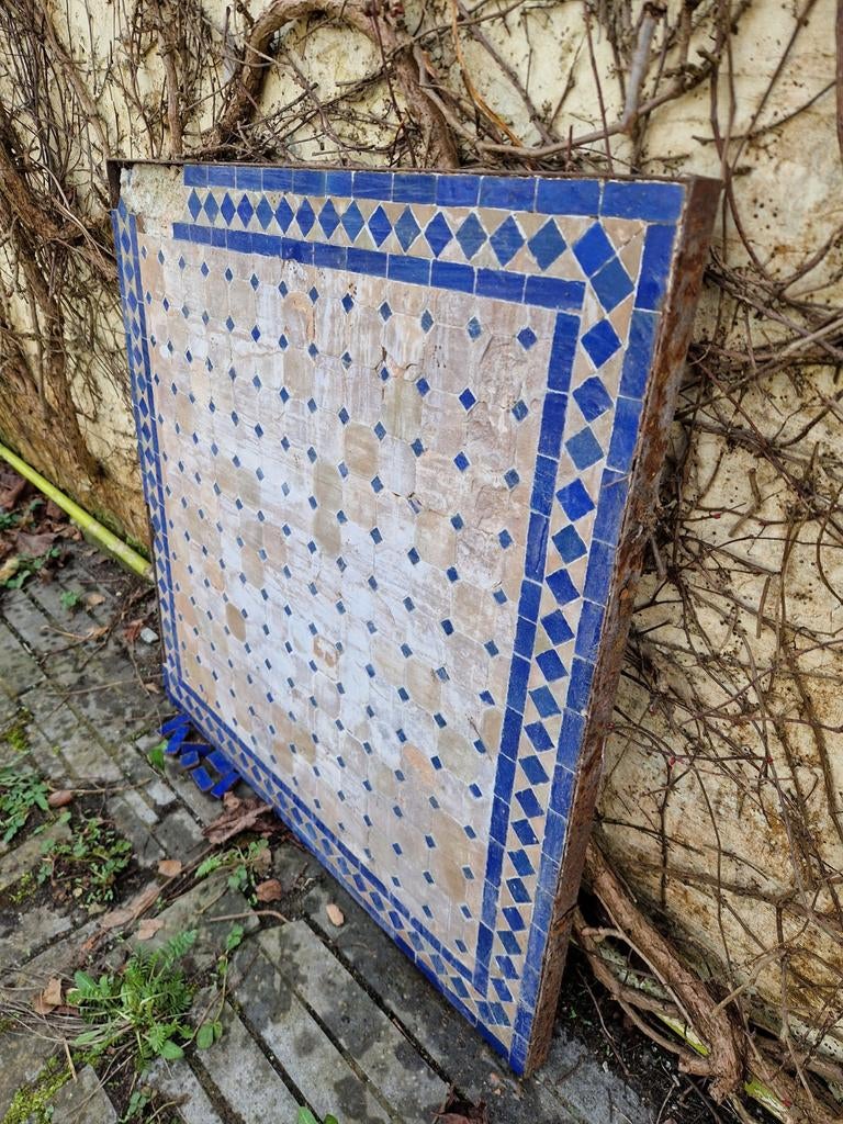 Mozaïek tuintafel (tafelblad)., Tuin en Terras, Ophalen