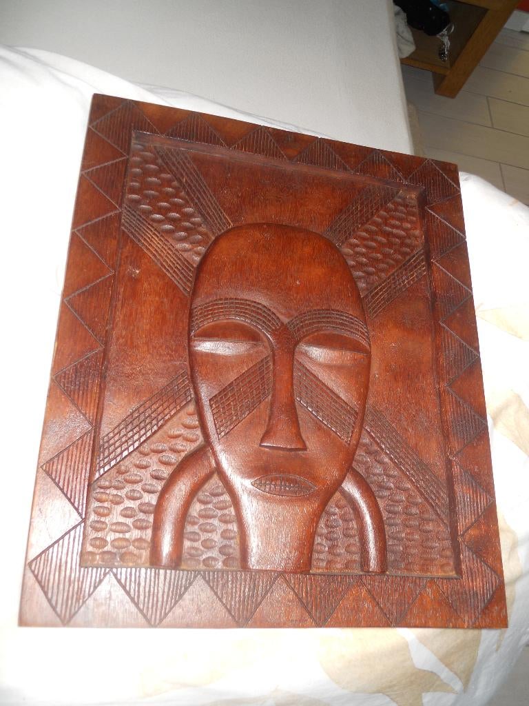 Cadre africain, Antiquités & Art, Art | Sculptures & Bois, Enlèvement