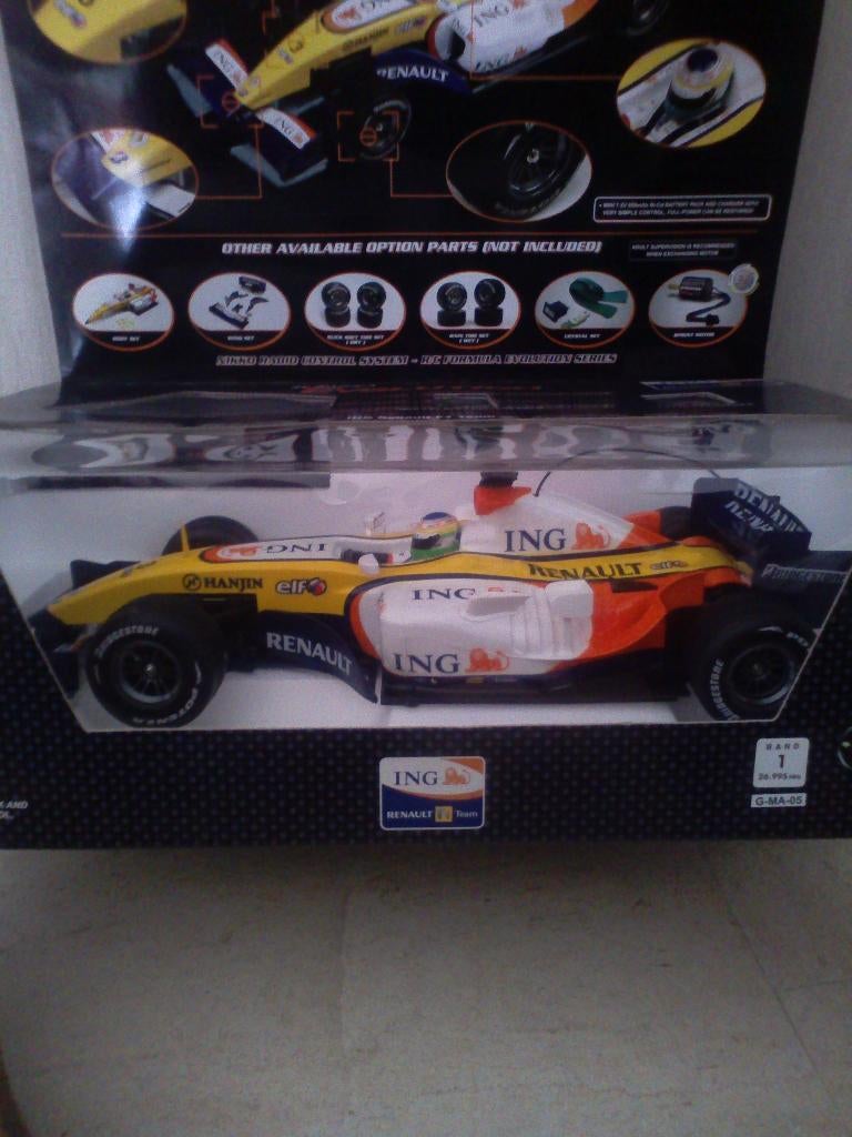Nikko 1:14  - Model Race Auto -Formule 1 ING/Renault Uniek, Ophalen, Nieuw, Formule 1