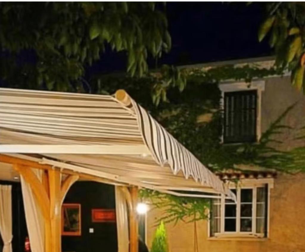 Zonneluifel COMPTON (3x2m) – Bodemprijs! ️, Tuin en Terras, Zonneschermen, Gebruikt, Knikarmscherm, Ophalen