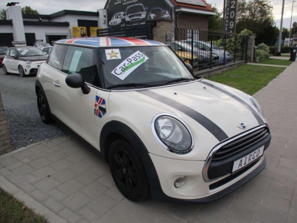 MINI One 1.2I UNION JACK EDITION AIRCO ALU PDC BLACK PACK, Auto's, Mini, 4 zetels, Stof, Wit, https://public.car-pass.be/vhr/6821e595-db9a-493c-a0f6-0adc4600f7e4