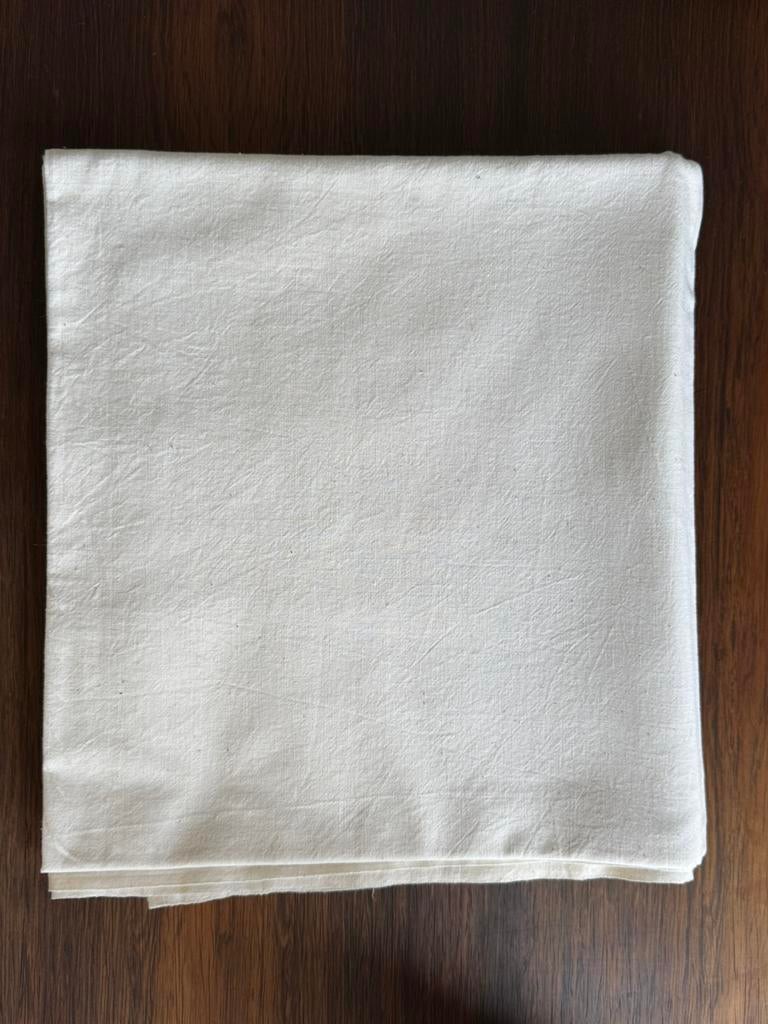 Drap de lit en lin ancien, Enlèvement