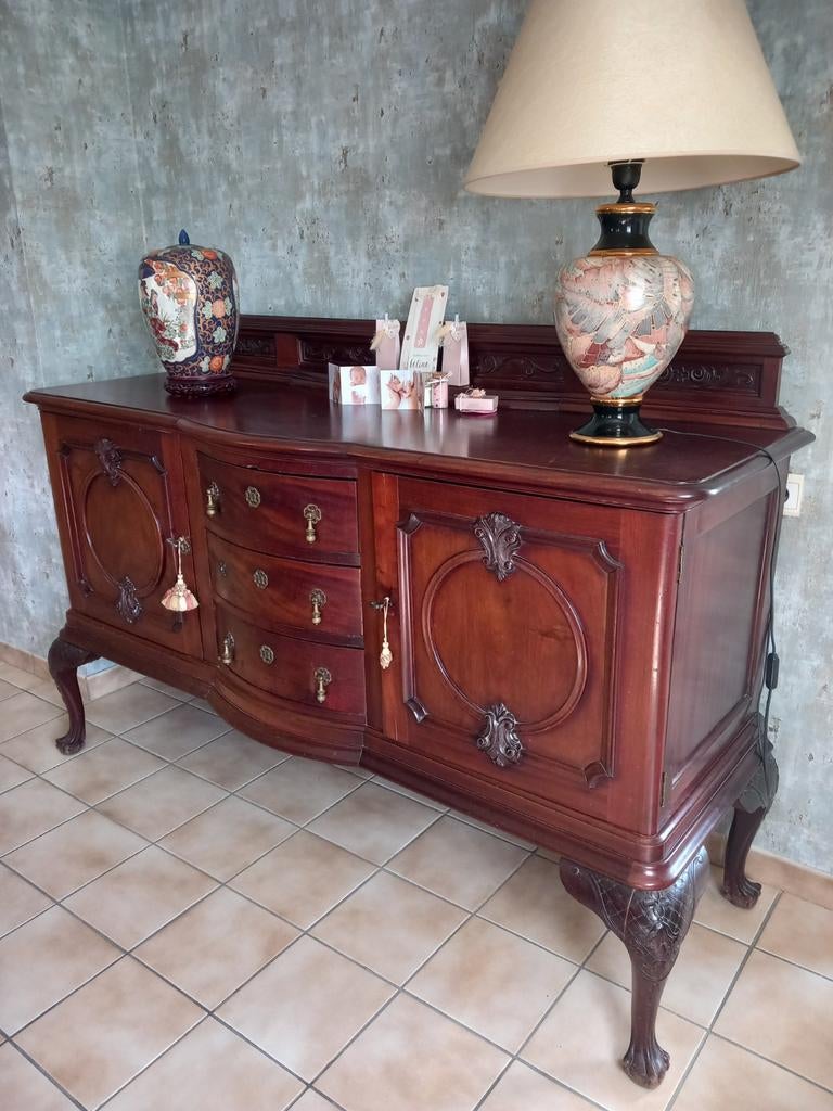 Authentieke antieke eetkamer-Verlaagde richtprijs!, Huis en Inrichting, Ophalen, Eikenhout