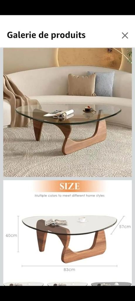 Table le dessus en verre, Enlèvement, Verre