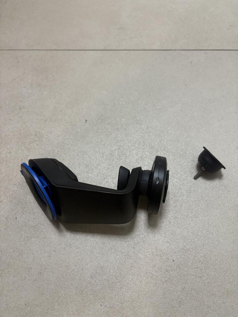 Support à ventouse Quadlock (chargement sans fil), Télécoms, Enlèvement, Comme neuf, Voiture