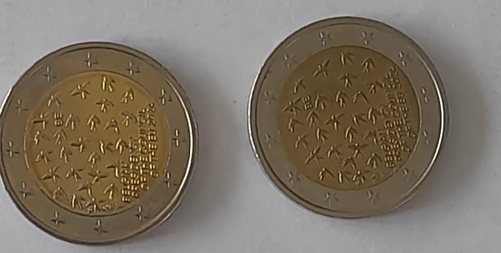 Pièce commémorative Belge 2€, Enlèvement, Série