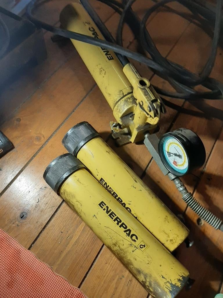 enerpac  hydraulische handpers, Ophalen of Verzenden