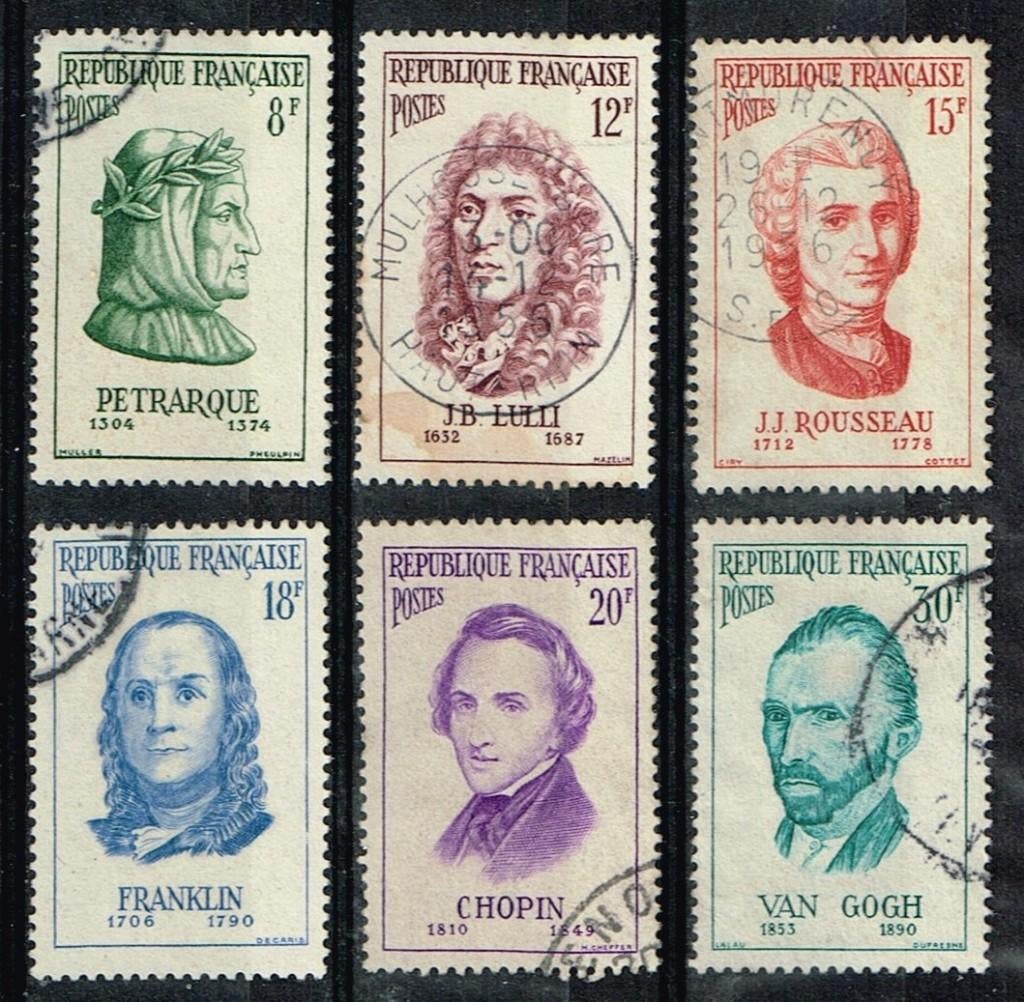 Postzegels uit Frankrijk - K 5647 - persoonlijkheden, Postzegels en Munten, Verzenden, Gestempeld