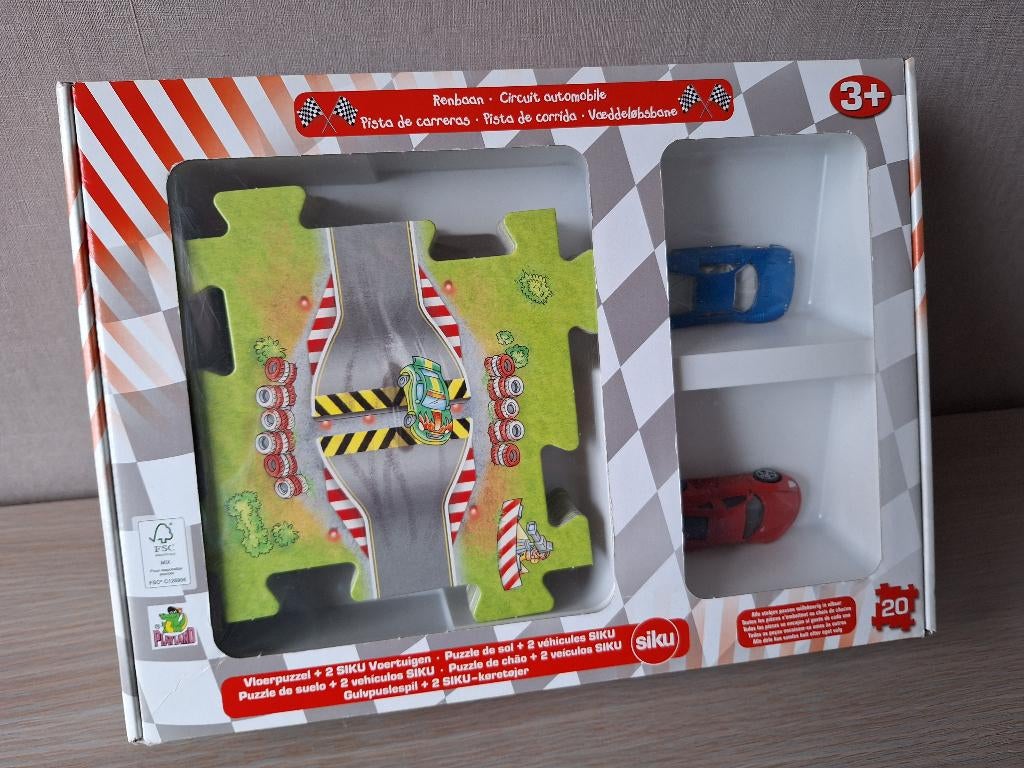 ☼ Vloerpuzzel racebaan, Enlèvement ou Envoi, Comme neuf