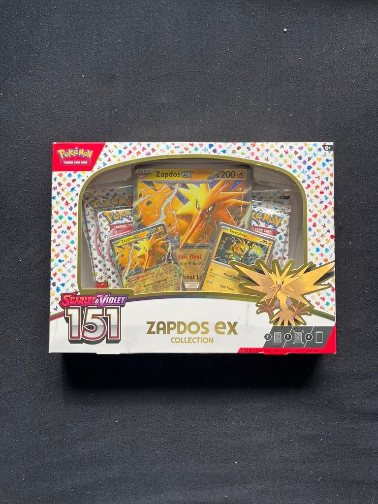 Boîte de collection Pokemon 151 Zapdos Ex, Enlèvement, Comme neuf