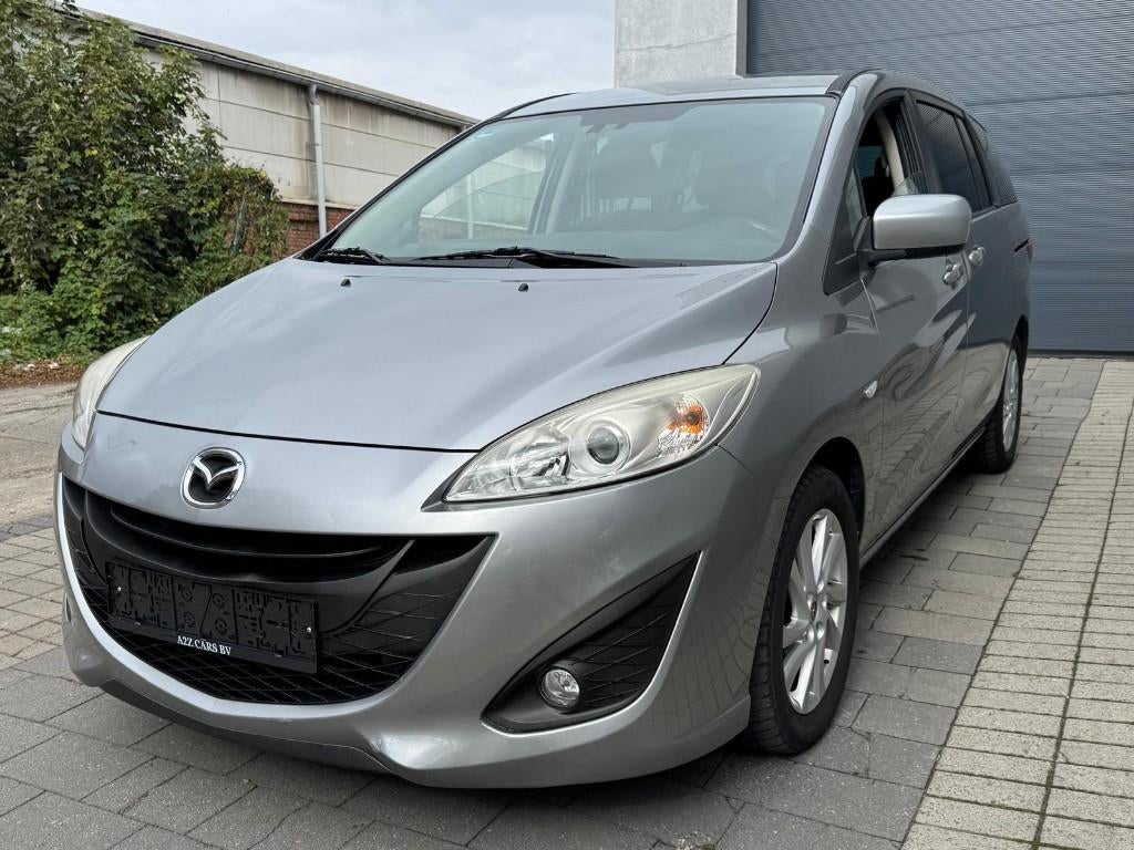 MAZDA 5 1.8i BENZINE 2012 MET 7 ZITPLAATSEN 112000 KM, Auto's, Voorwielaandrijving, Euro 5, Monovolume, https://public.car-pass.be/vhr/23741a0a-1fb3-4337-9b1b-f19aea37c99b