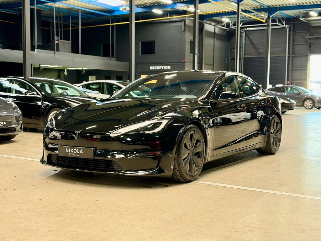 Tesla Model S LONG RANGE - 23 - FULL SELF DRIVE - FULL BLACK, Auto's, Tesla, Automaat, Leder, Te koop, 493 kW