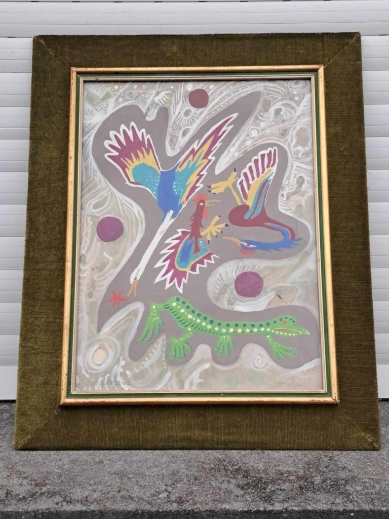 aquarelle signe Albert Gustave Grégoire, Antiquités & Art, Enlèvement ou Envoi