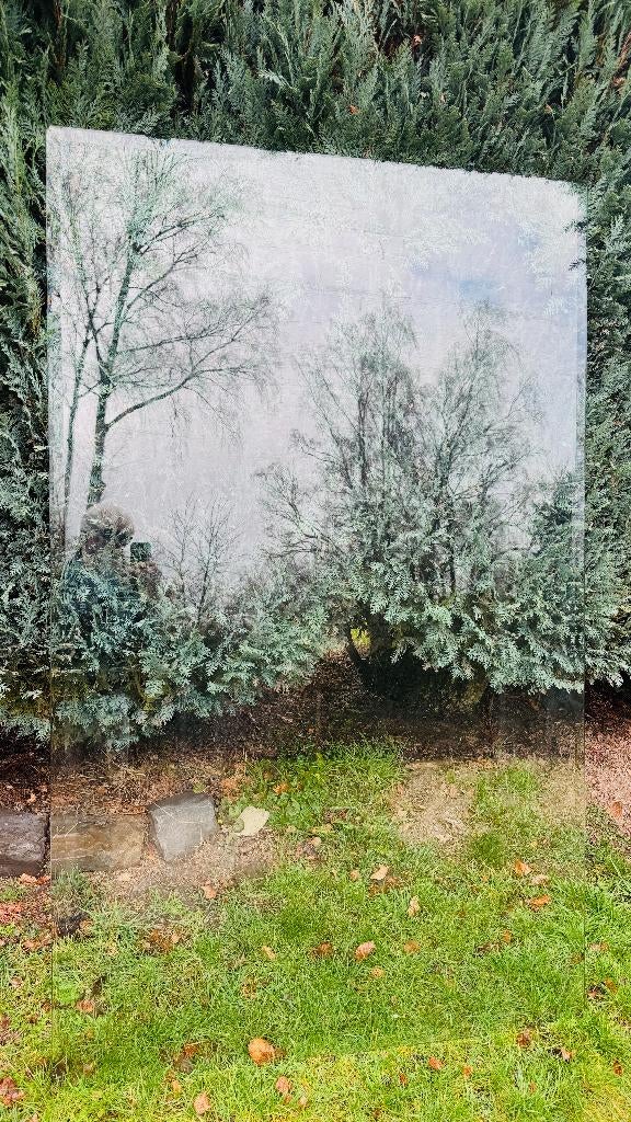 plaque en verre pour table 180x110 biseautée, Maison & Meubles, 150 à 200 cm, Utilisé, Rectangulaire, Transparente