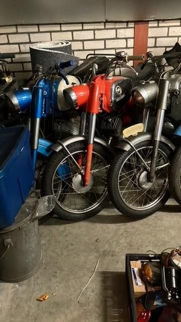 Oldtimer Demm Ping - Pong en 3 x Zundapp, Fietsen en Brommers, Brommers | Overige merken, Ophalen, Gebruikt