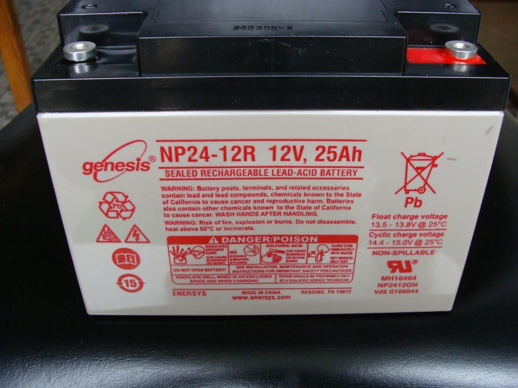 Batterie au plomb 12V 25Ah (NP24-12), Hobby & Loisirs créatifs, Composants électroniques, Neuf, Enlèvement ou Envoi