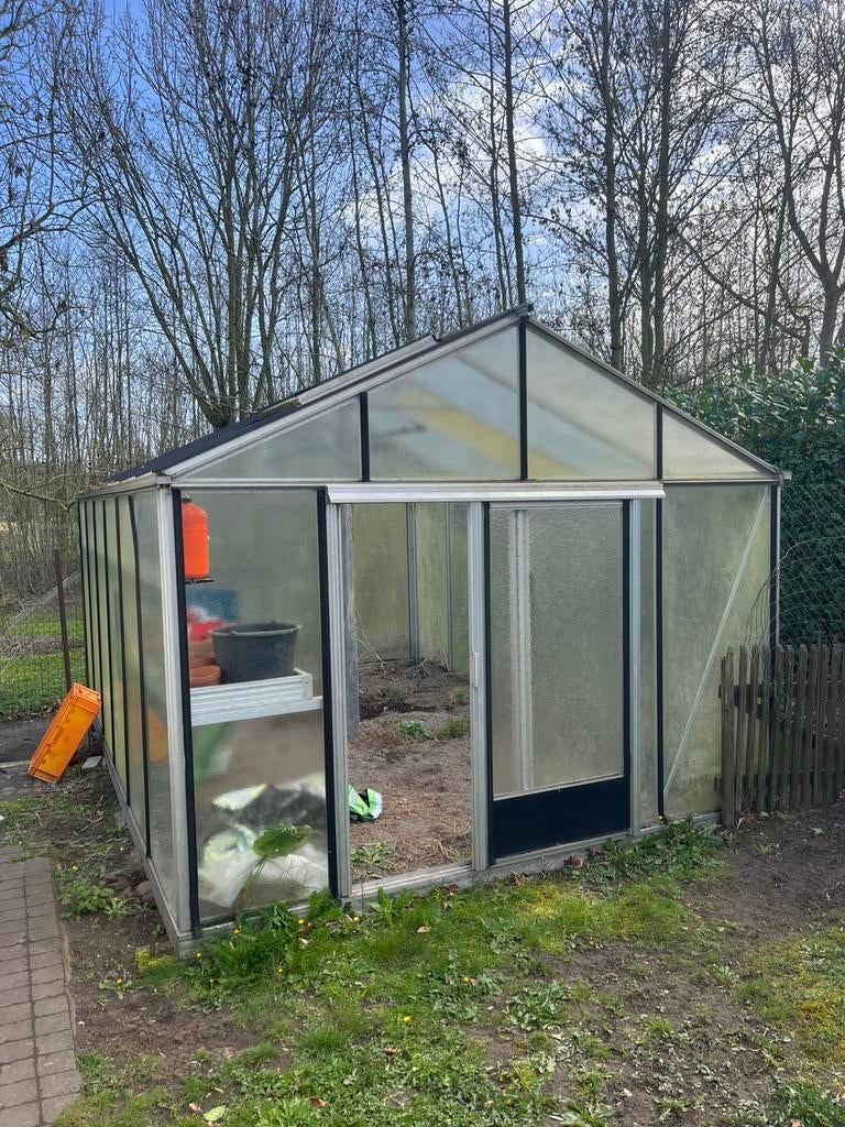 Serre, Enlèvement, Verre, Utilisé, Aluminium