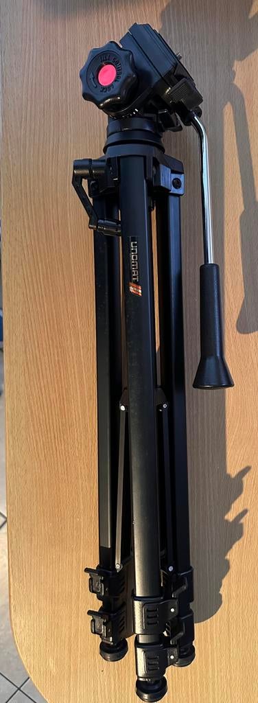 Trépied UNOMAT en état neuf !, TV, Hi-fi & Vidéo, Photo | Trépieds & Rotules, Enlèvement ou Envoi, Comme neuf, Trépied