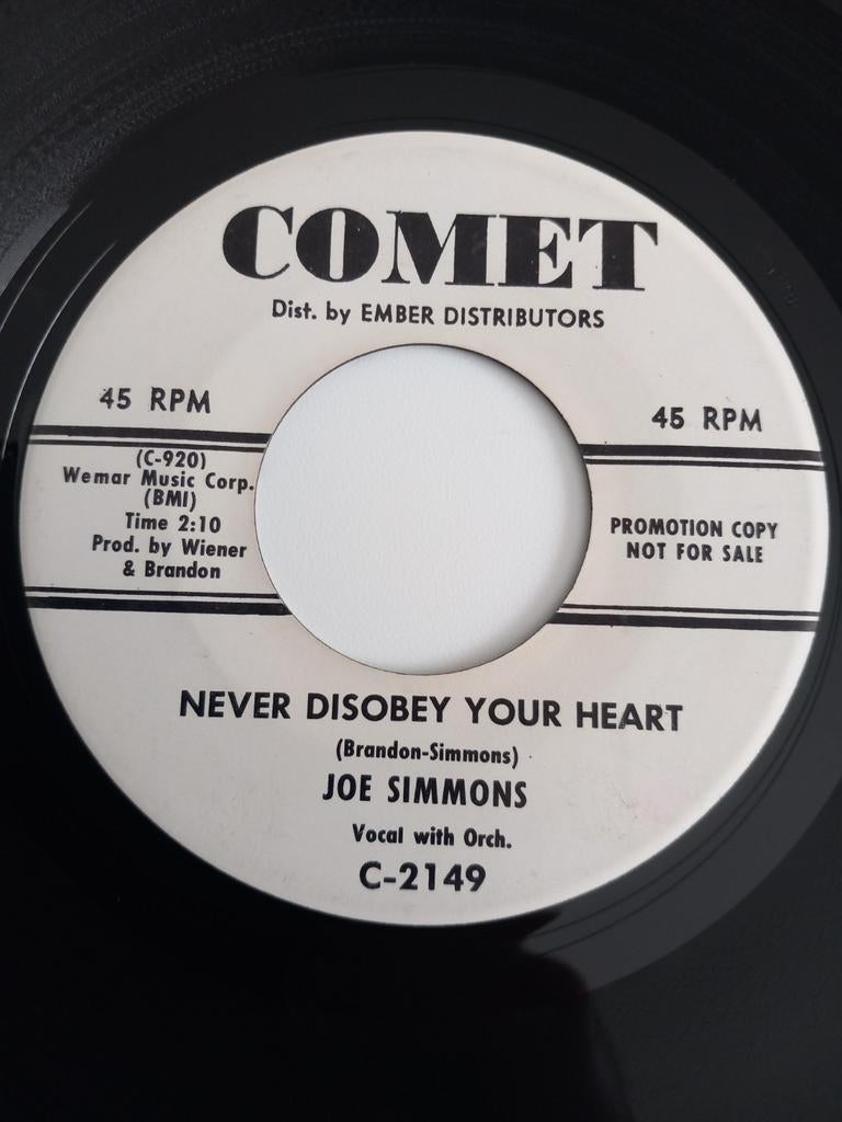 JOE SIMMONS. OLDIES SOUL FUNK .USA 45T