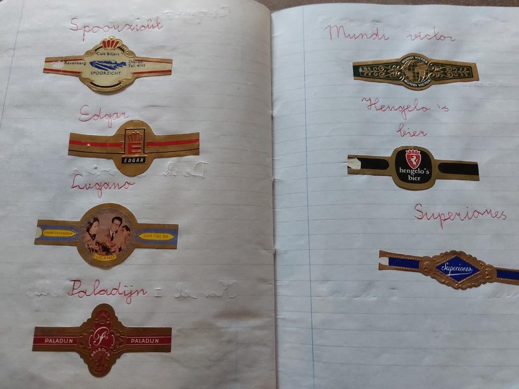 Sigarenbandjes, Verzamelen, Ophalen, Sigarenbandjes