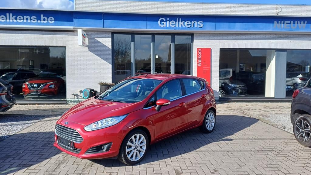 Ford Fiesta 1.0 Ecoboost titanium AUTOMAAT (automatique), Rouge, Achat, 998 cm³, Euro 6