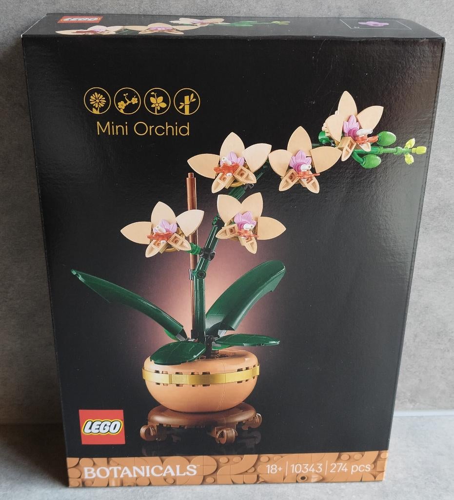 lego botanicals 10343 mini orchidee, Ophalen of Verzenden, Nieuw, Complete set, Lego