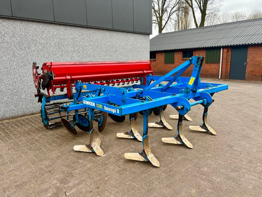 Vleugelschaar cultivator Lemken Smaragd 9-300 + zaaibak, Ophalen of Verzenden, Cultivator