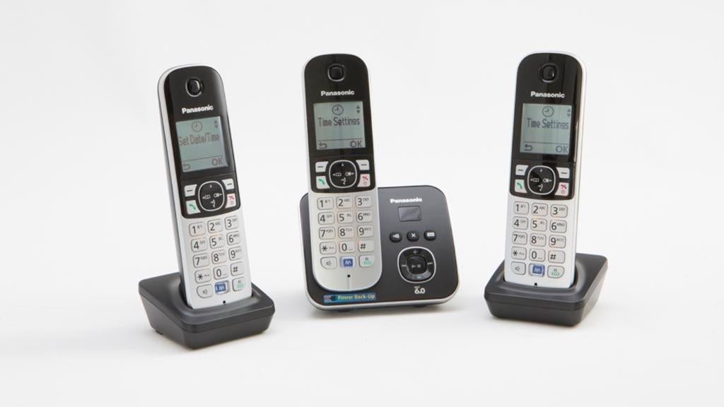 Panasonic KX-TG6823, Telecommunicatie, Vaste telefoons | Handsets en Draadloos, Ophalen, Zo goed als nieuw, 3 handsets