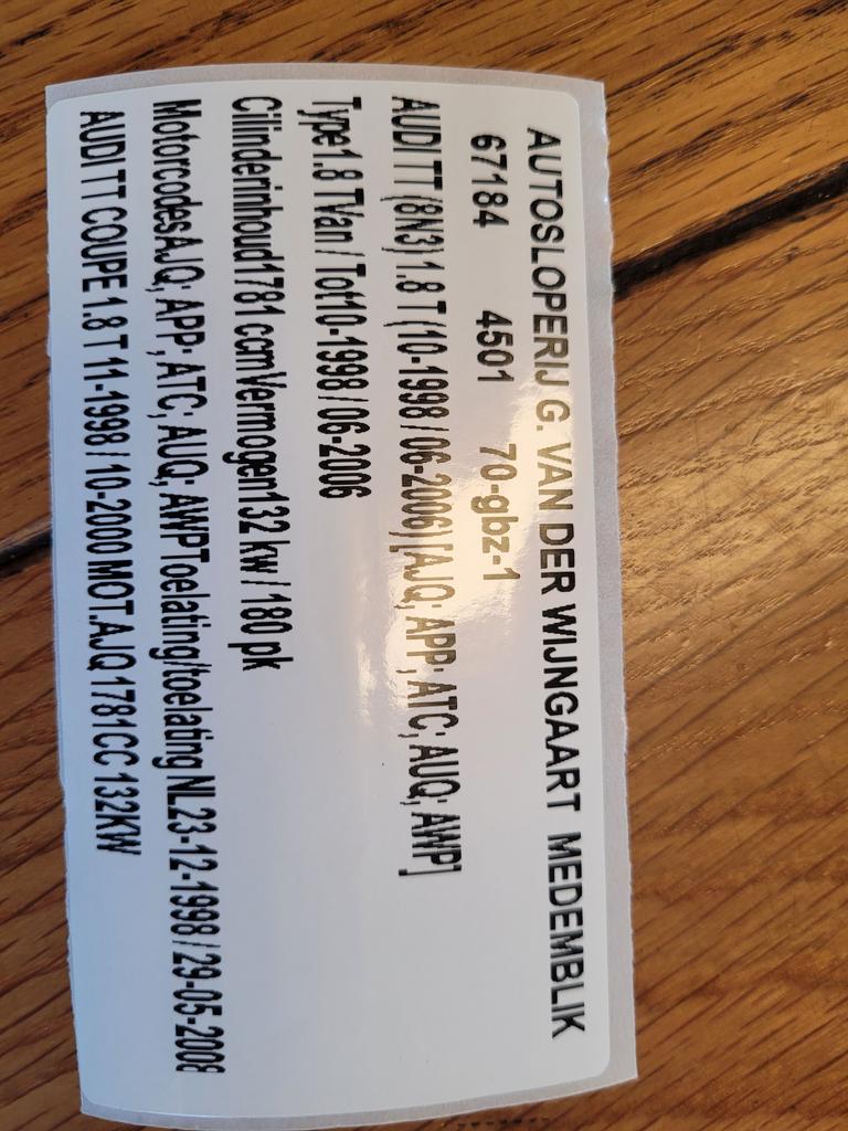 audi tt deur motorkap bumper, Ophalen, Gebruikt, -, -